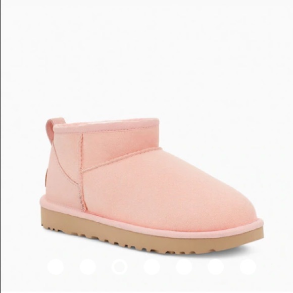 UGG Classic Ultra Mini Boots In Rose Mallow - Picture 8 of 8